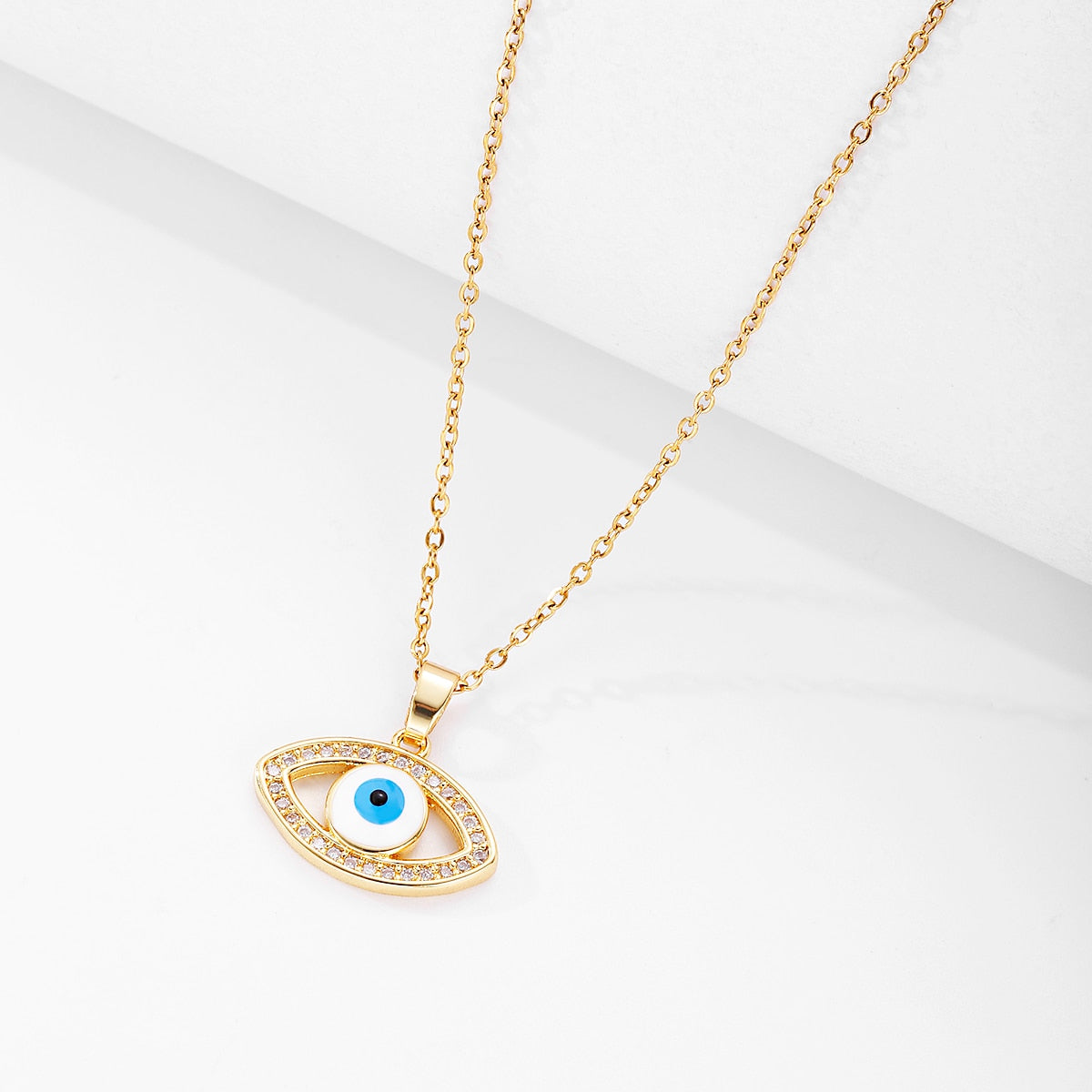 Pendentif Mauvais Oeil Or