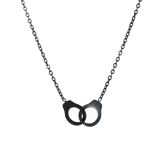 Collier Menotté Ras de Cou Acier Inoxydable