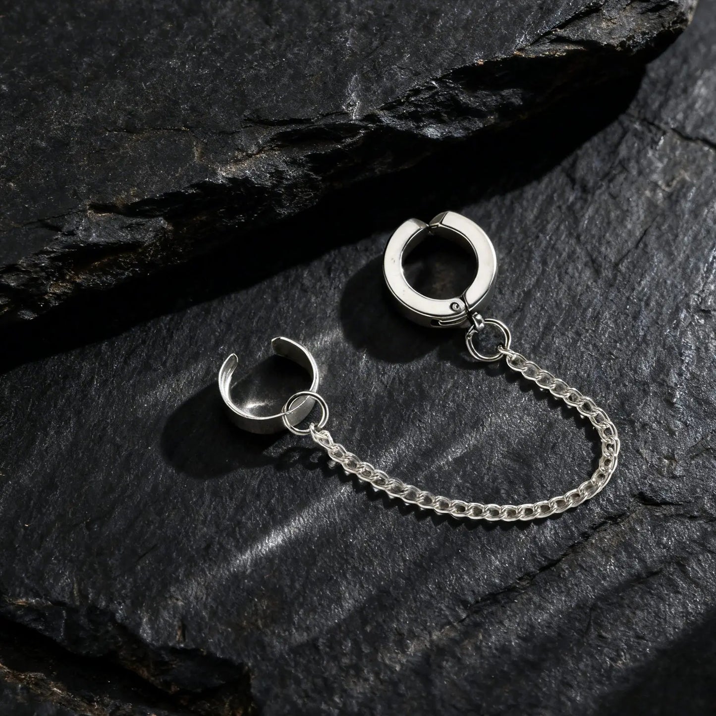 Statement Hollow Ear Bone Clamp for Women Girls,Gold Color Stainless Steel Fake Piercing C-shaped Ear Bone Clip,Fashion Jewelry