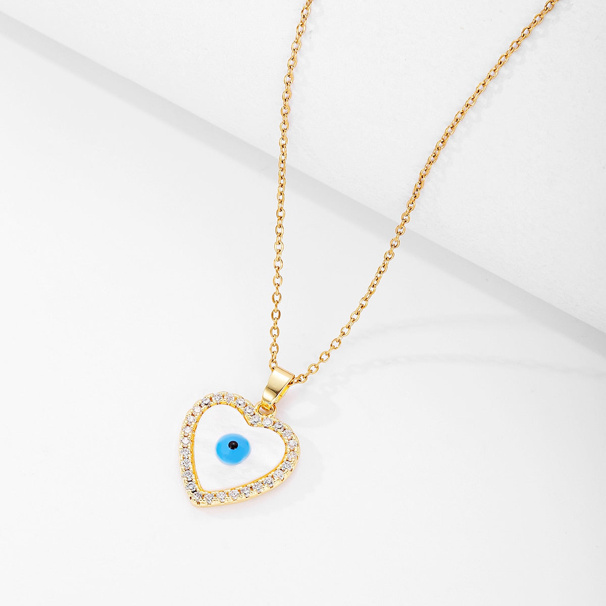 Collier Yeux Bleu