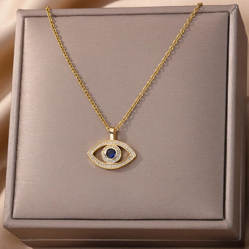 Pendentif Mauvais Oeil Or