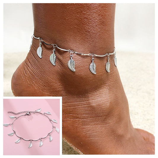 Bracelet de Cheville Plume