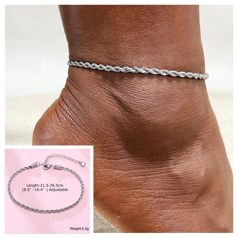 Chaine de Cheville Acier Inoxydable