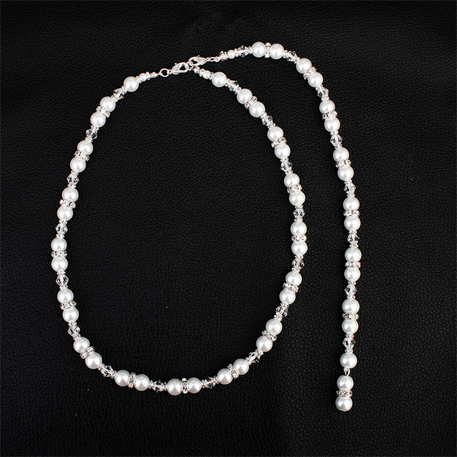 Collier de Dos Perle de Culture