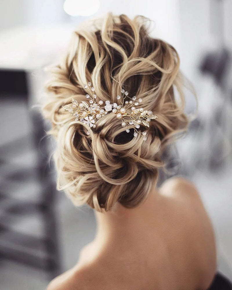 Bijoux de Tête Mariage Chignon
