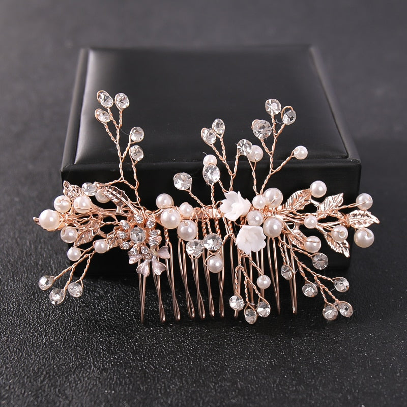 Bijoux de Tête Mariage Chignon