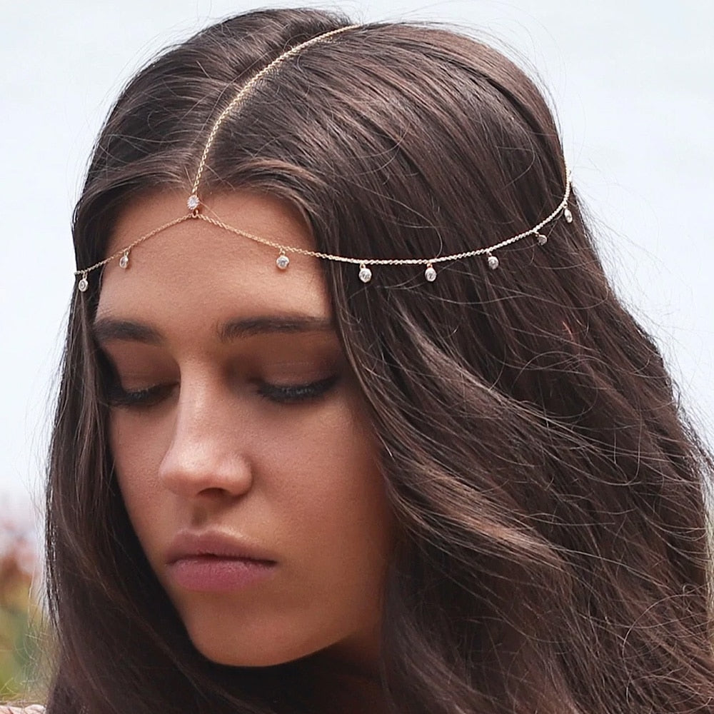 Bijoux de Tête Chaîne