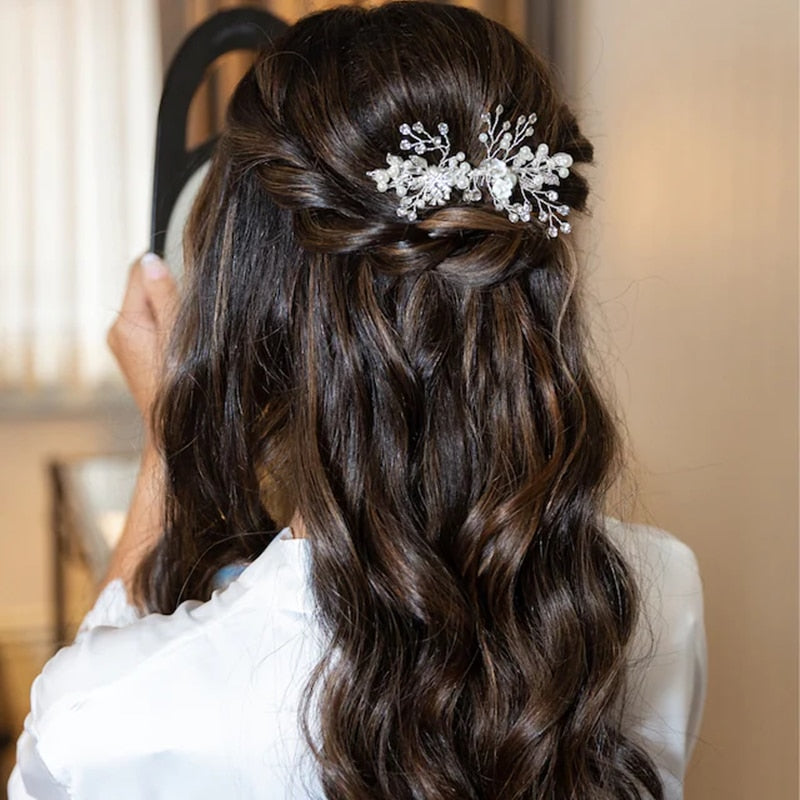 Bijoux de Tête Mariage Chignon
