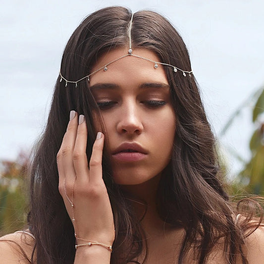 Bijoux de Tête Chaîne