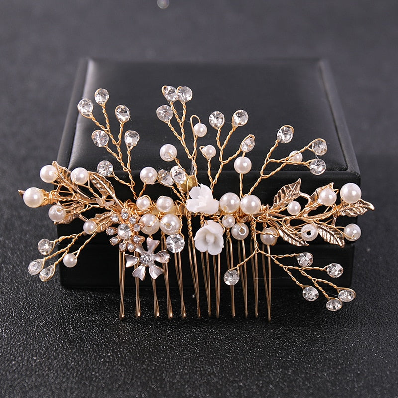 Bijoux de Tête Mariage Chignon