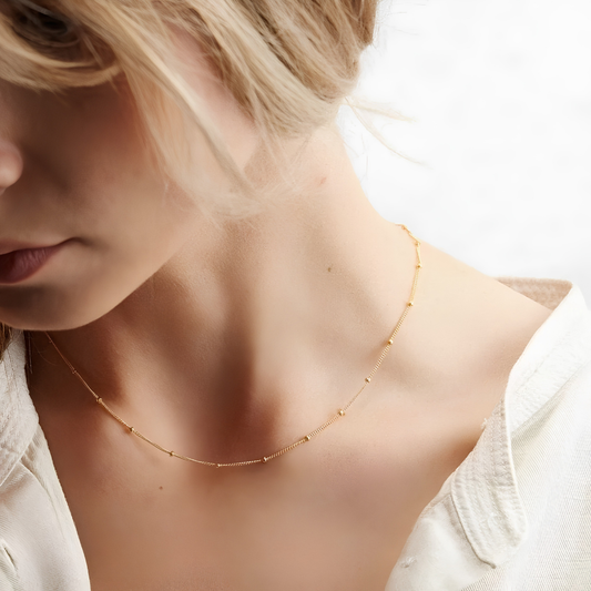 Collier ras de cou - Éclat Doré
