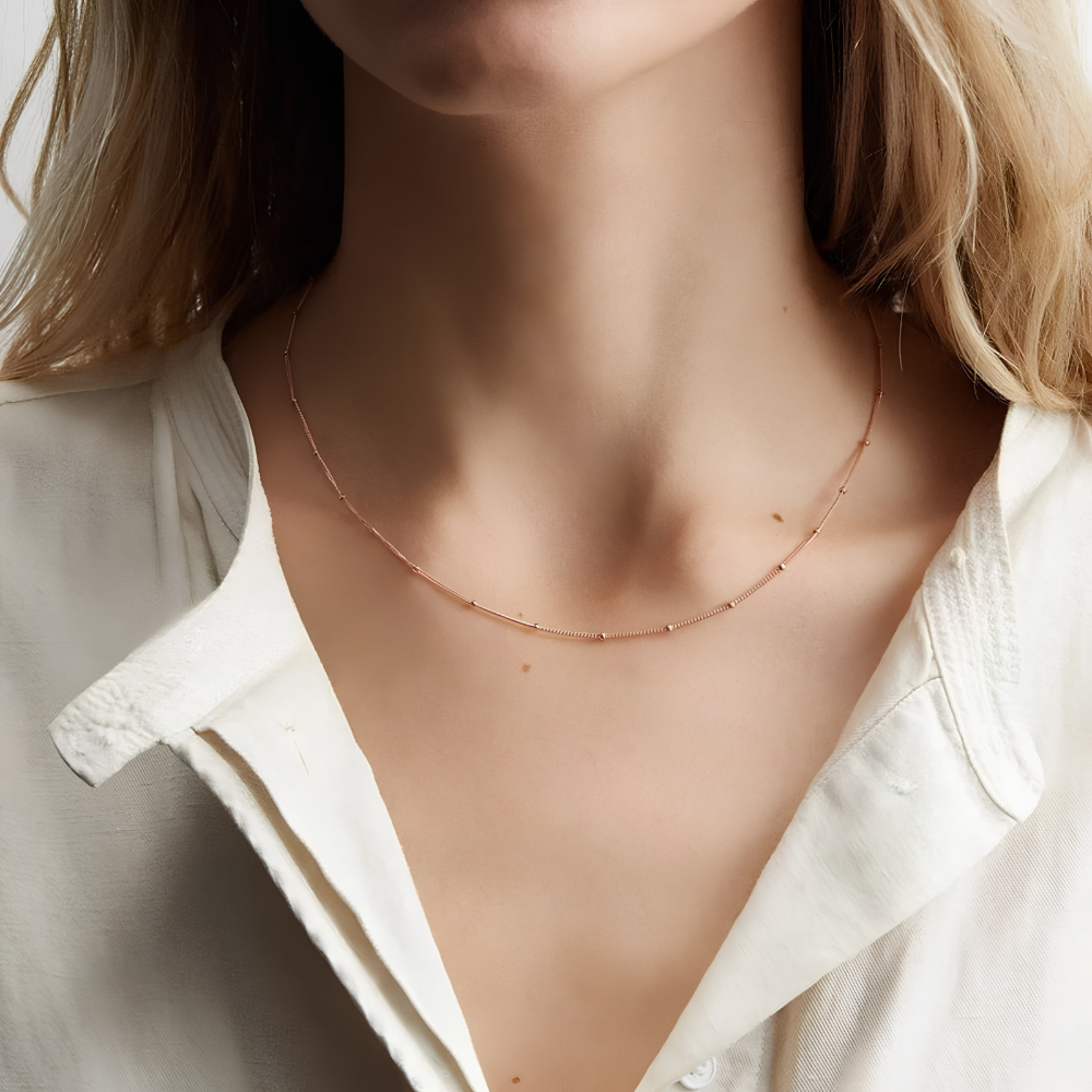 Collier ras de cou - Éclat Doré