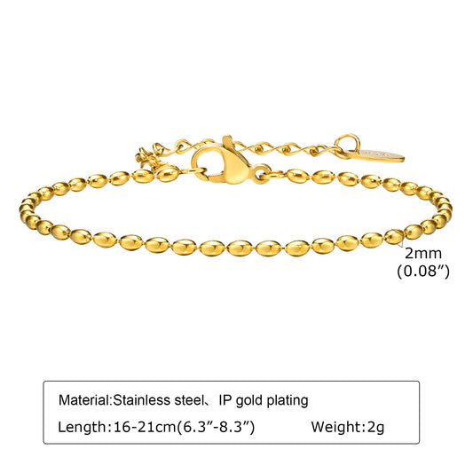 Bracelet - Ligne Perlée