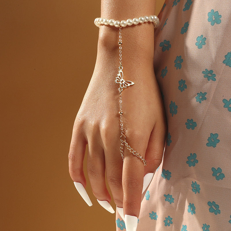 Bracelet Relié Bague Papillon