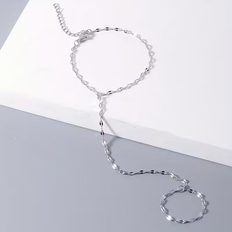 Bracelet de Main Délicat - Bijou Argenté