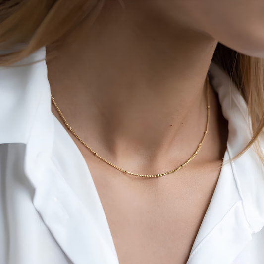 Collier ras de cou - Éclat Doré