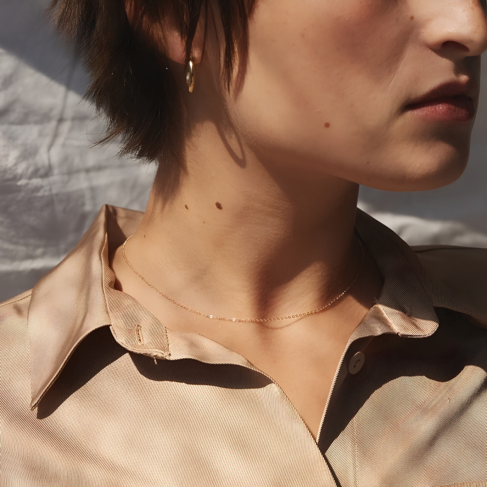 Collier ras de cou - Élégance Minimaliste 2