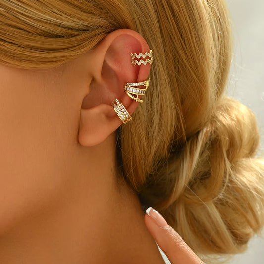 Earcuff - Éclat doré exemple