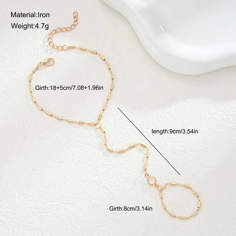 Bracelet de main Doré Alizé — style et rendu du modèle