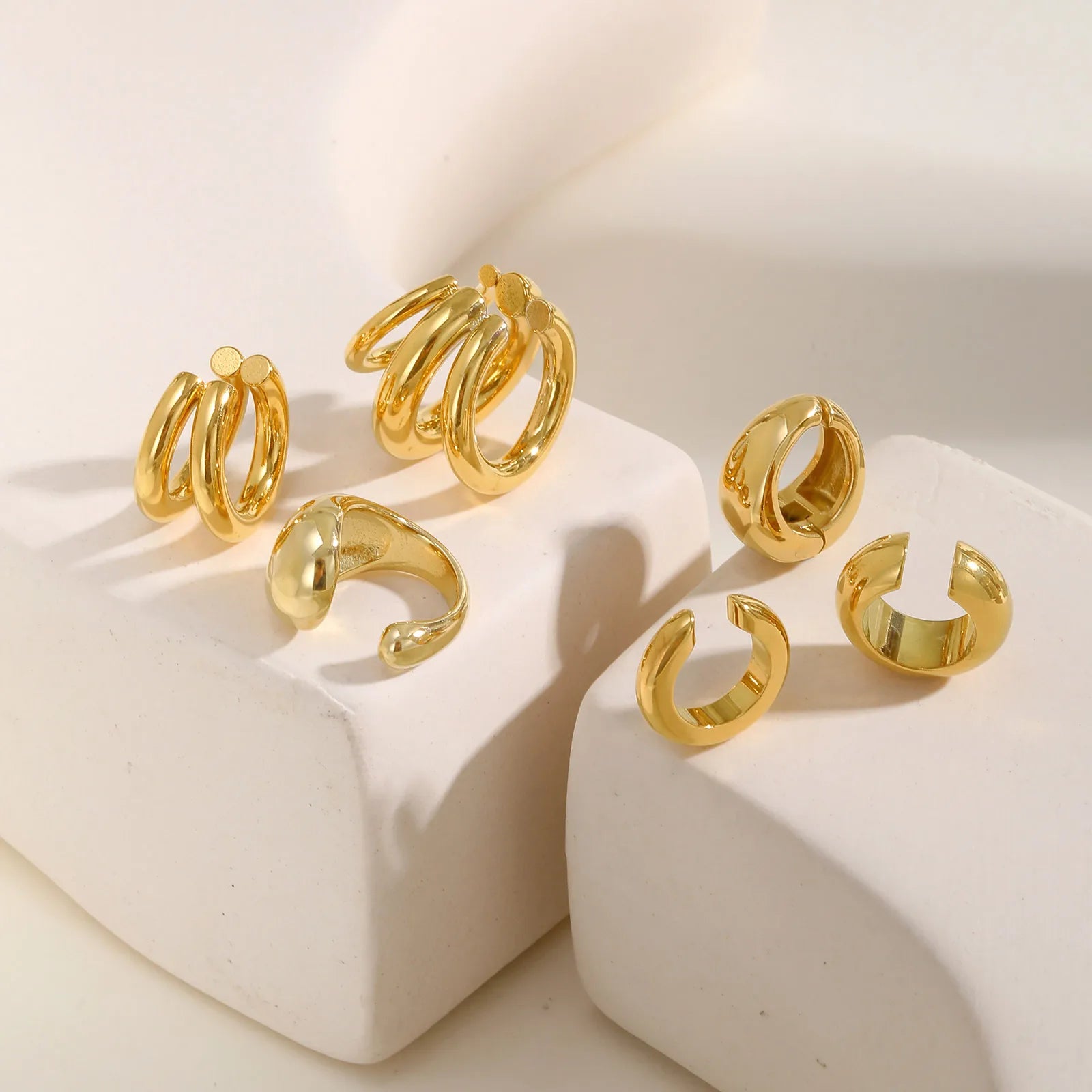 Ear Cuff Éclat de Goutte style minimaliste