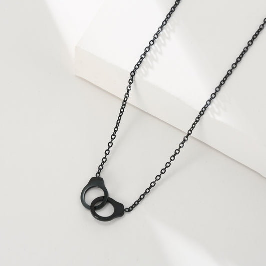 Collier Menotté Ras de Cou Acier Inoxydable