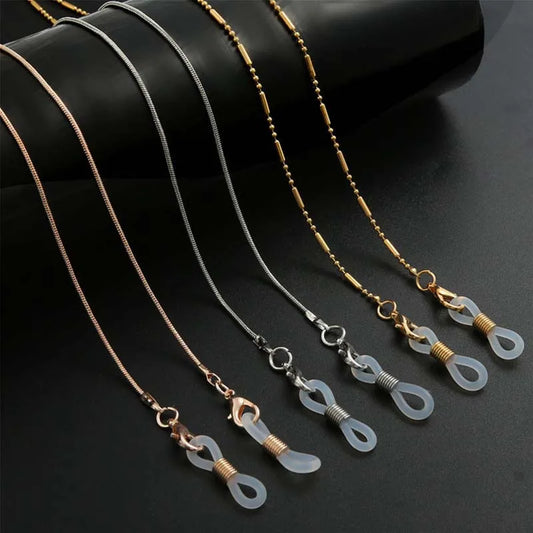 Chaîne à lunettes Minimaliste Argentée
