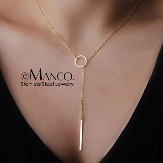 Collier en Y - Éclat Lunaire — présentation du modèle