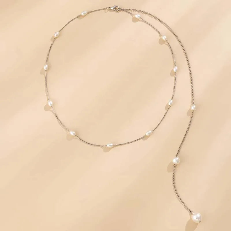 Collier de dos – Voile de Perles