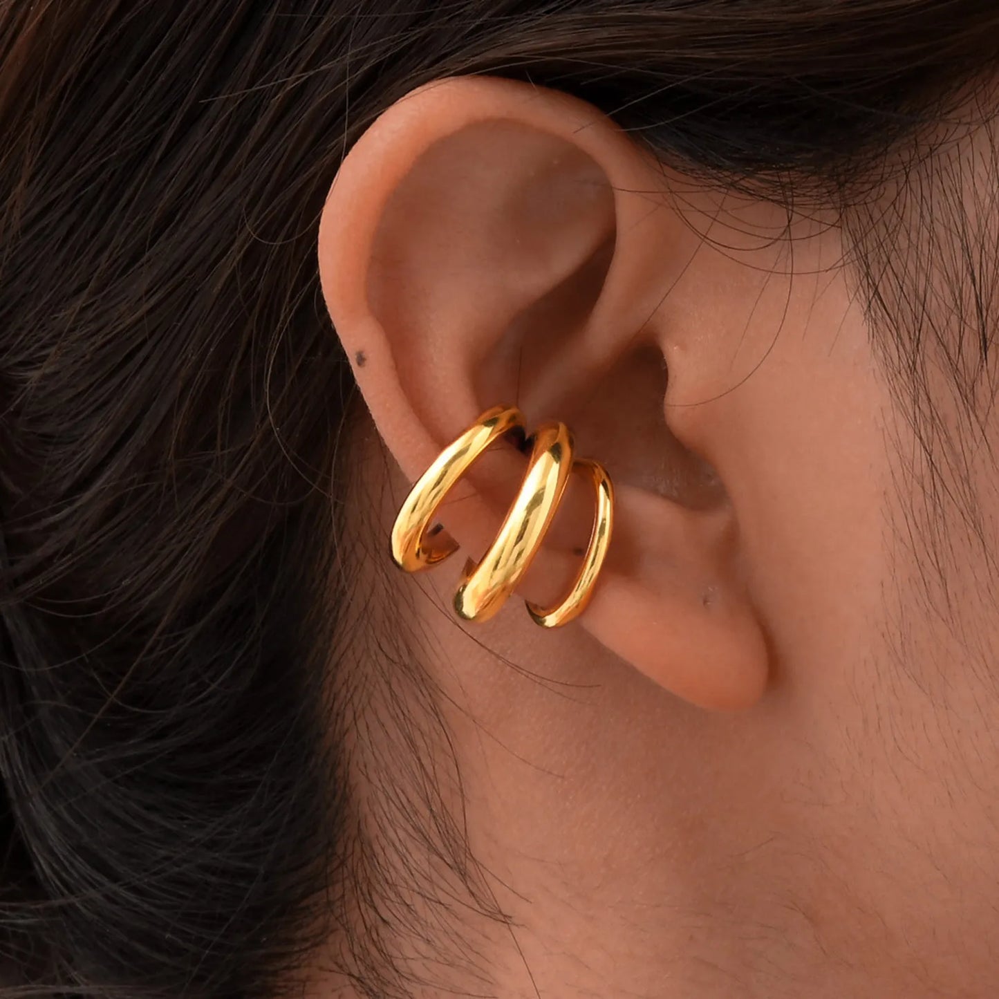 Ear Cuff Brume Dorée vue de face