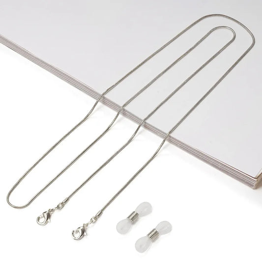 Chaîne à lunettes Minimaliste Argentée