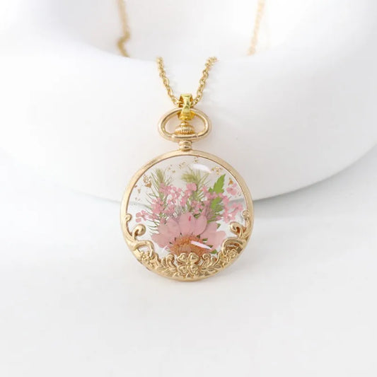 Collier Fleur séchée - Composition Florale
