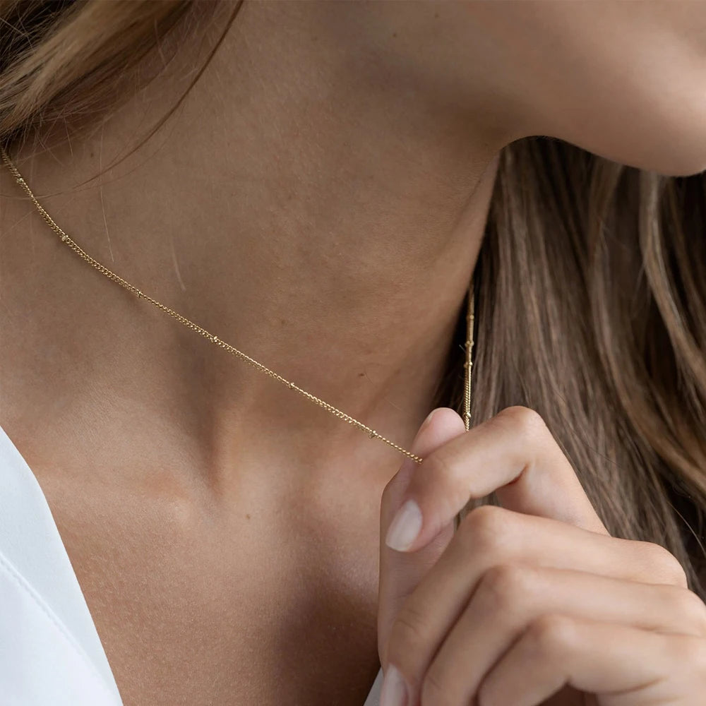 Collier ras de cou en acier inoxydable - vue complémentaire
